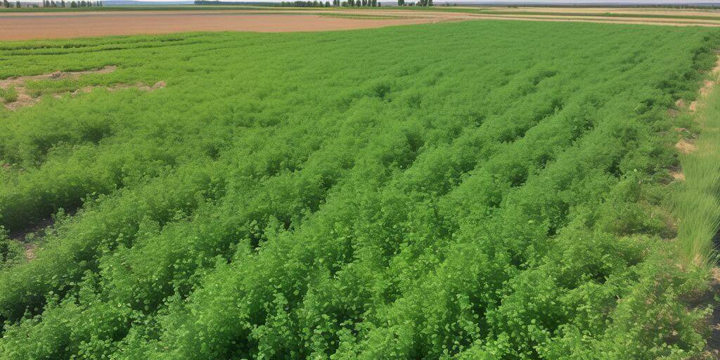 alfalfa field health benefits cultivation