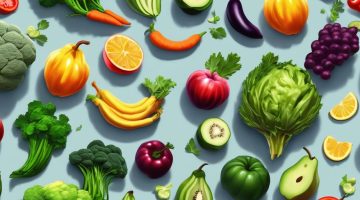 healthy food iron rich vegetables and fruits