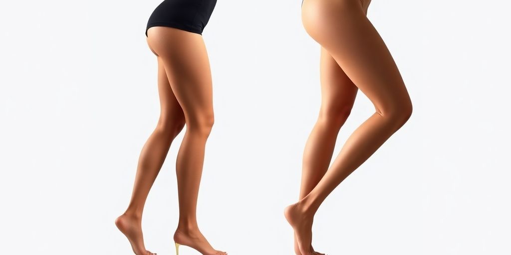 Imagem de gémeos bem definidos após cirurgia estética.