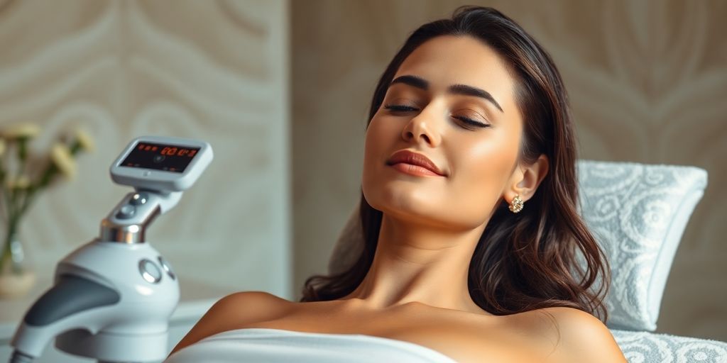Tratamento de Endermologie® em ambiente de spa relaxante.