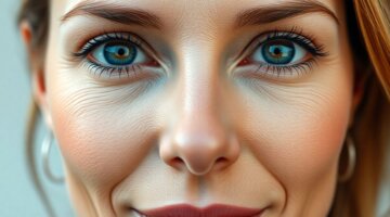 Pele lisa e jovem com redução visível de rugas.