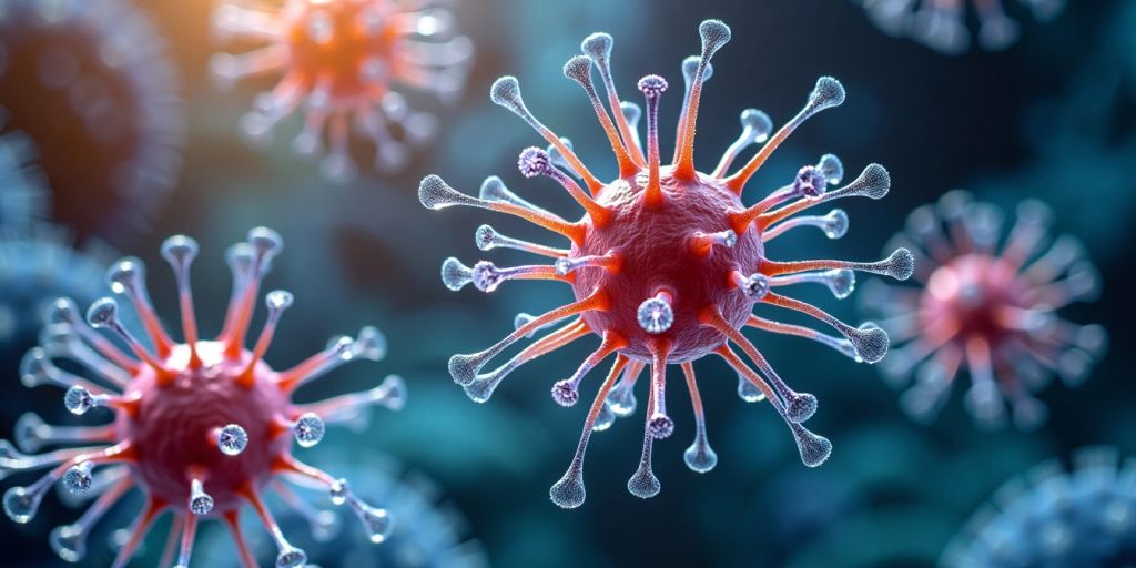 Células estaminais em um ambiente de laboratório.