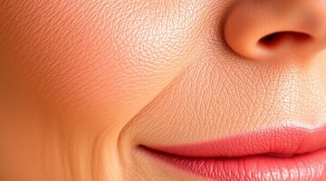 Pele lisa e jovem com rugas suavizadas.